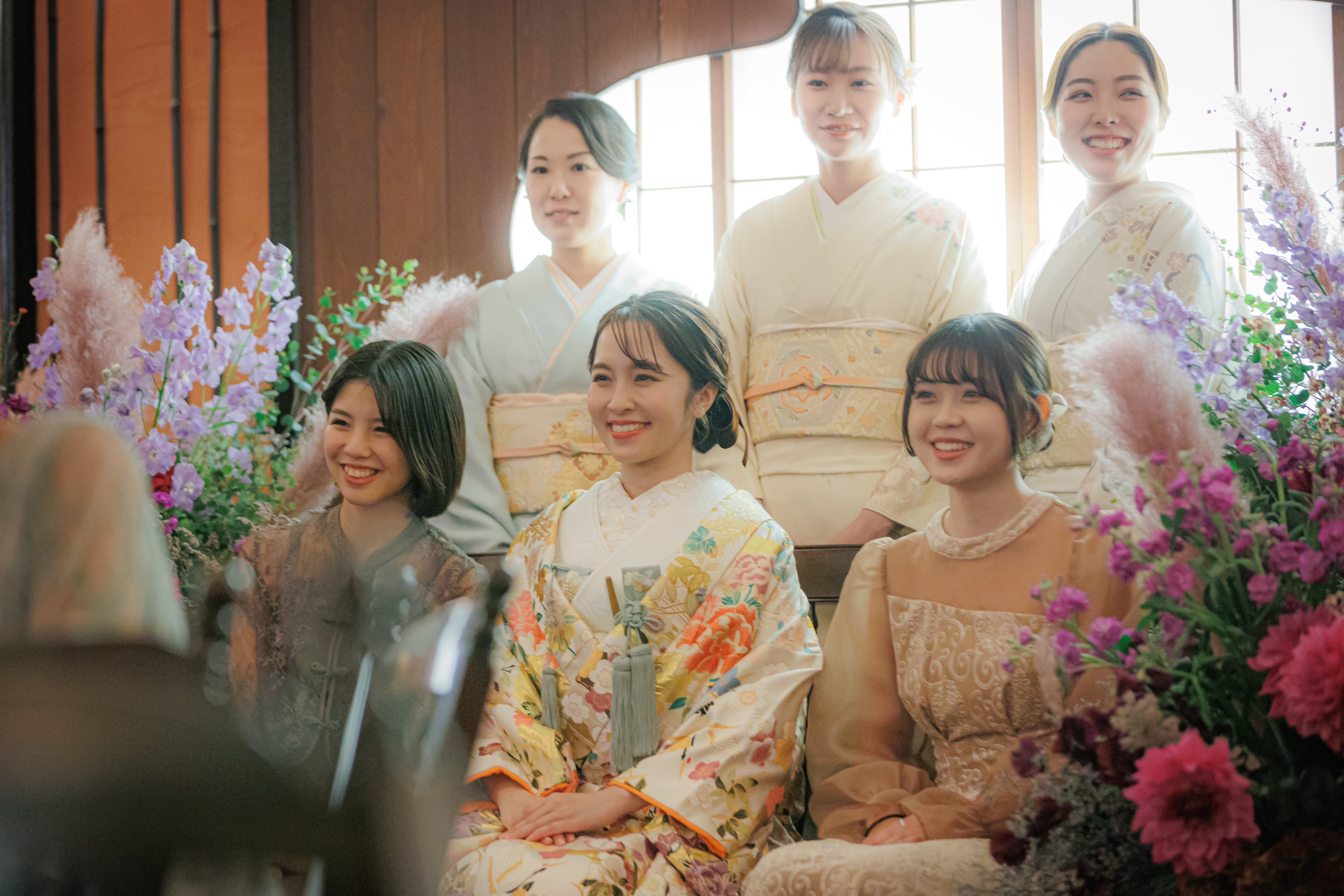 【のっぽ】友禅 訪問着 フォーマル 正装 結婚式　正絹　着物 a2211302】訪問着 フルセット 刺繍 京友禅 シルク正絹100％ モダン