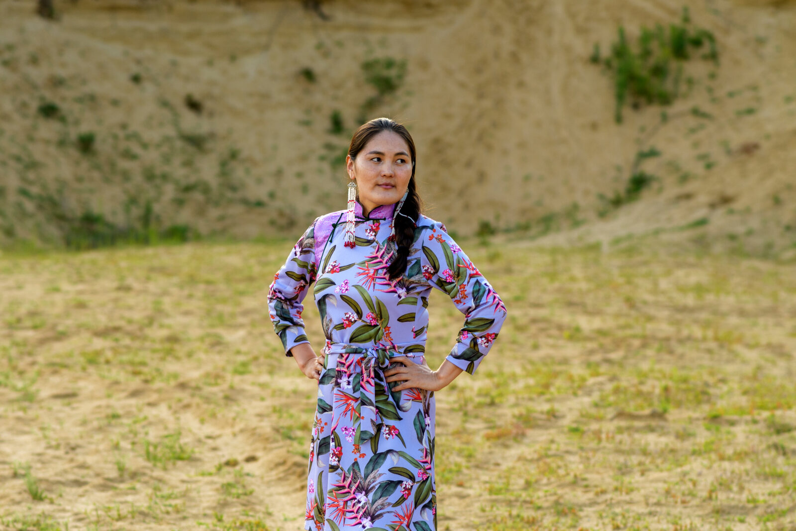 モンゴルの民族衣装　デール